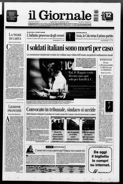 Il giornale : quotidiano del mattino